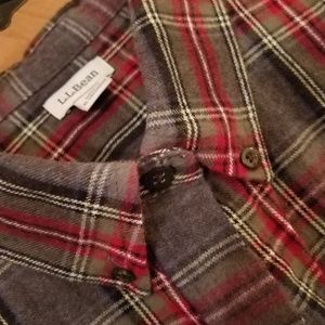 LL Bean Women's 1X Flannel